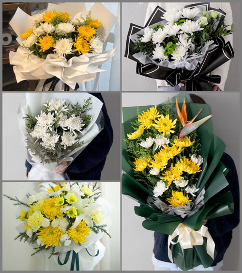 广东江门市恩平市沙湖镇成平村白事花束代送